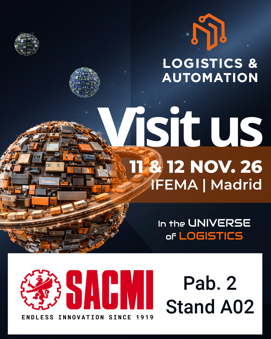SACMI AT EMPACK AND LOGISTICS & AUTOMATION 2026